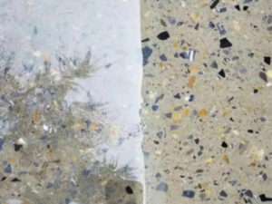 Szlifowanie i renowacja podłogi z kamienia granitowego, lastriko i marmuru za pomocą segmentów z węglikiem spiekanym