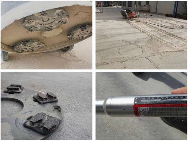 Przygotowywanie i równanie posadzki z jastrychu za pomocą szlifierki planetarnej o segmentach z węglika spiekanego