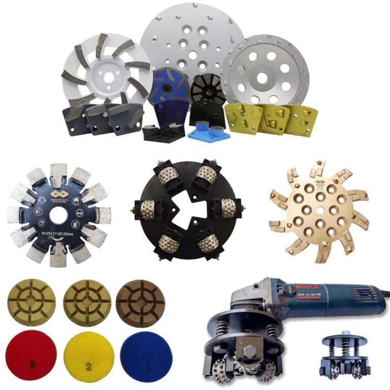 Tarcze dyski groszkownice pady do polerowania szlifowania groszkowania wylewki kamienia posadzek