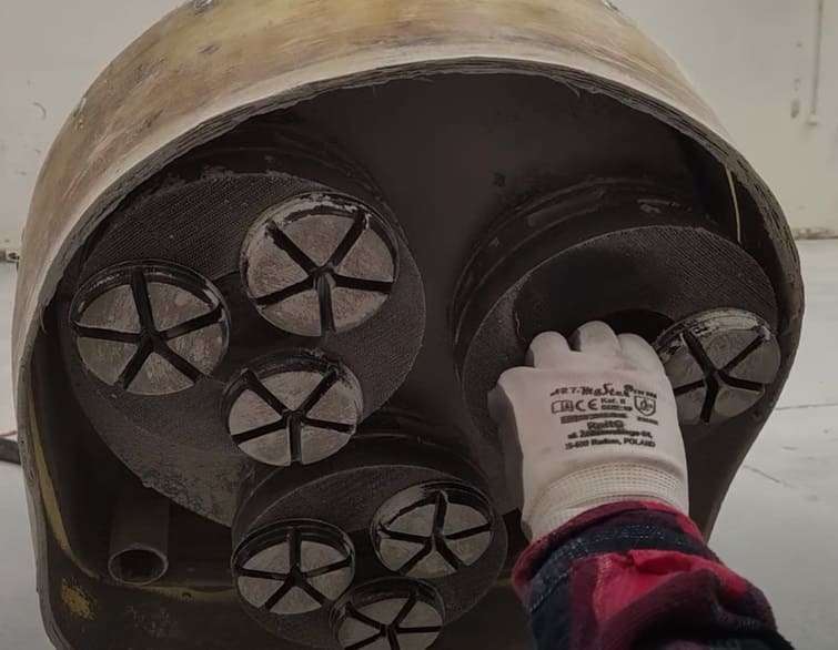 Zmiana padów polerskich do szlifierki planetarnej