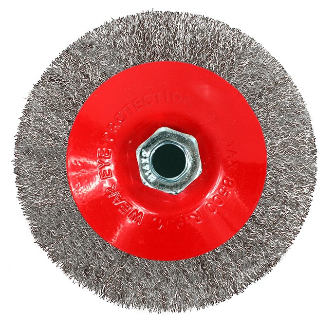 Szczotka druciana boczna 125mm