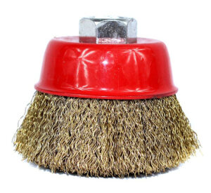 Szczotka druciana mosiądzowa 75mm