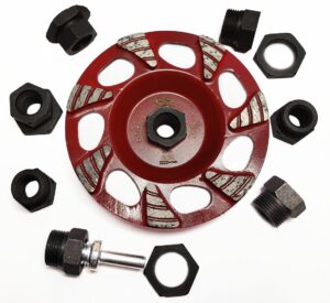 Adapter gwintowany M14 do tarczy - uniwersalny uchwyt nakręcany