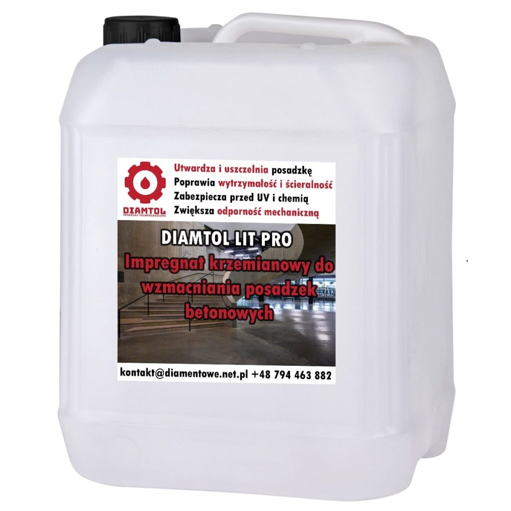 Impregnat krzemian litu 21% Diamtol LIT PRO do posadzek betonowych