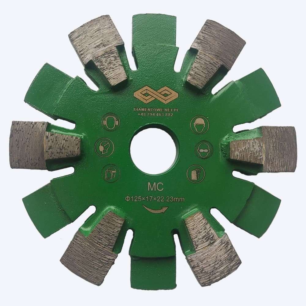 Frez przemienny szybkotnący do wycinania rowków 125mm 17mm