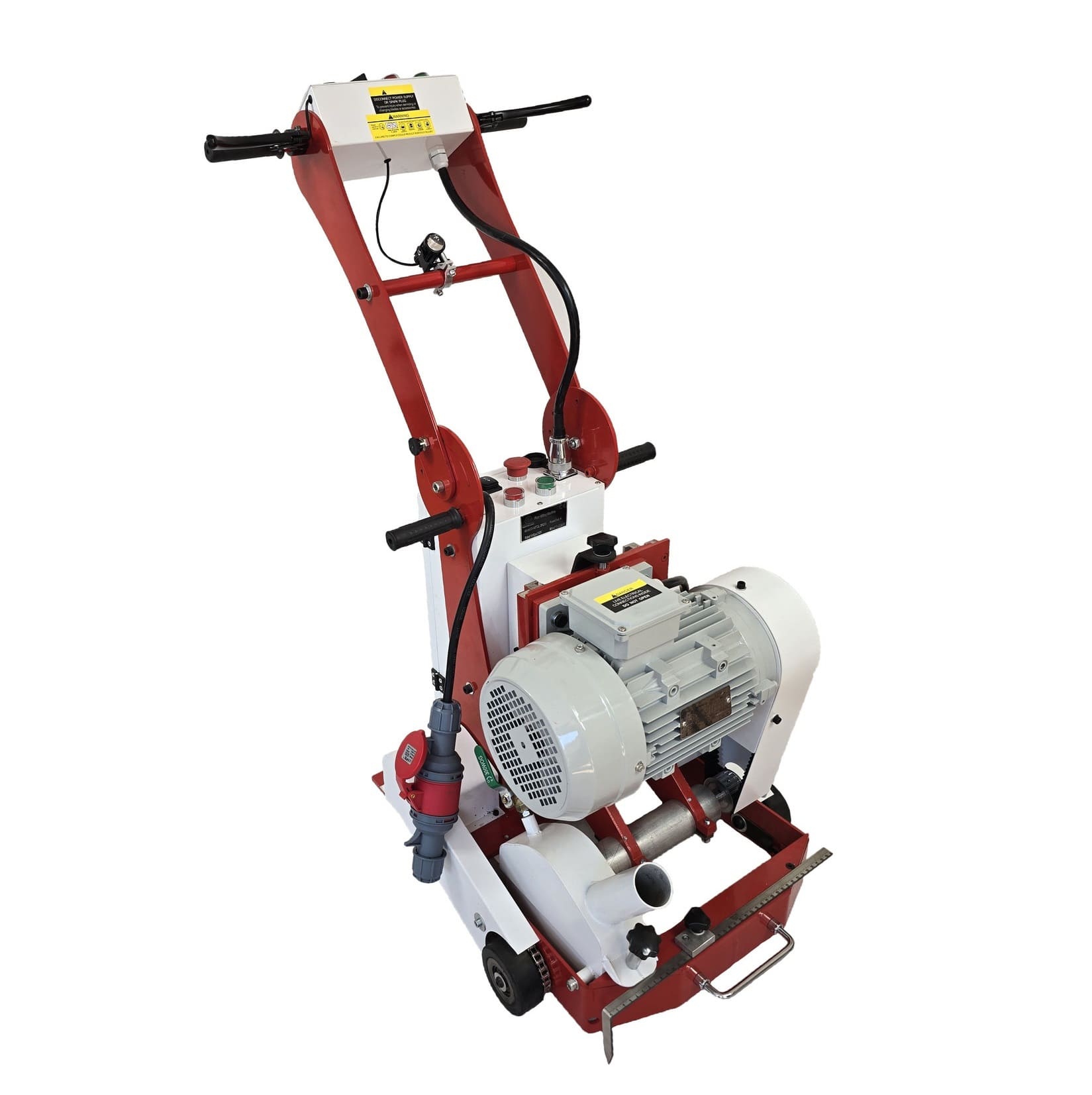 Frezarka automatyczna do wycinania rowków w betonie pod ogrzewanie podłogowe