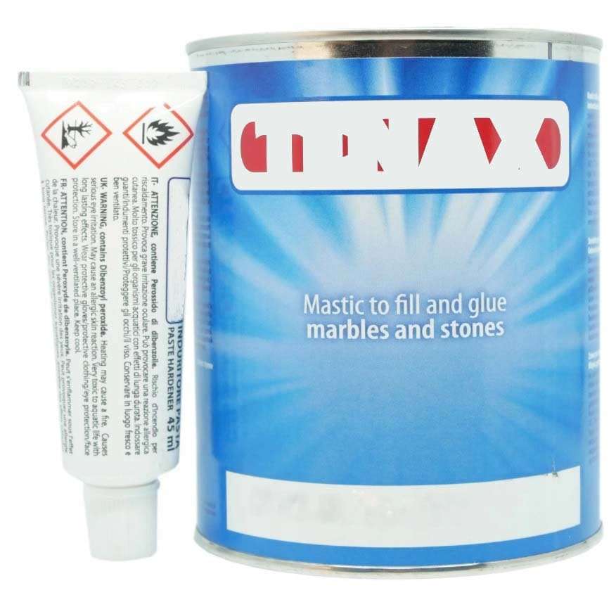 Szpachla klejąca do uzupełniania ubytków w betonie i kamieniu