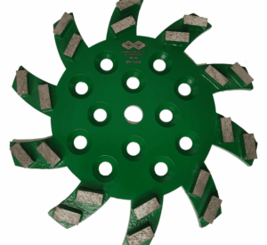 Dysk szlifierki 250mm do szlifowania betonu tarcza Blastrac Trelawny Golz King Bewag