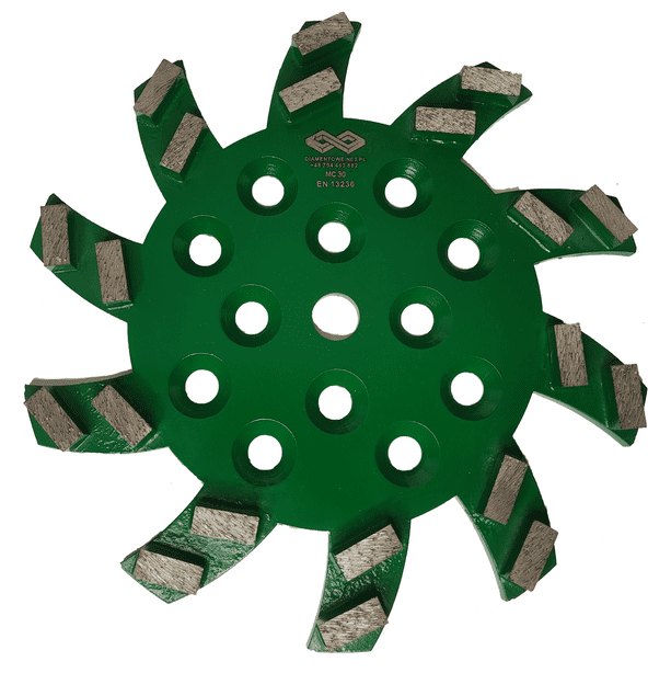 Dysk szlifierki 250mm do szlifowania betonu tarcza Blastrac Trelawny Golz King Bewag