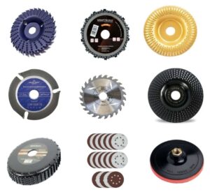 Zestaw tarcz do drewna - komplet startowy do obróbki