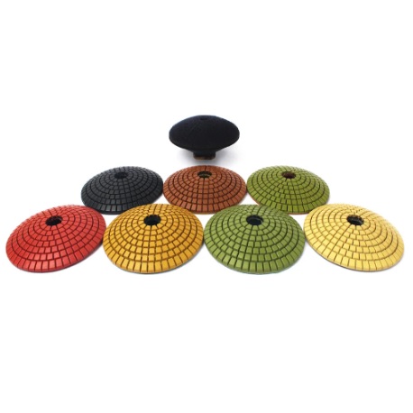 Pady wypukłe półokrągłe do polerowania betonu