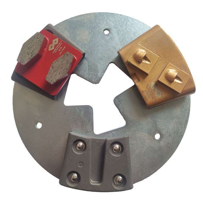 Uchwyt segmentów do szlifierki HTC dysk adapter trzymający diamenty tarcza mocująca