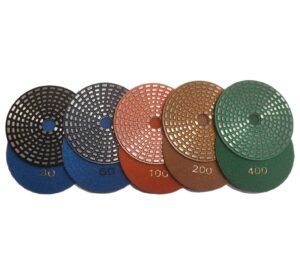 Pad diamentowy do zmniejszania rys na betonie 125mm rzep