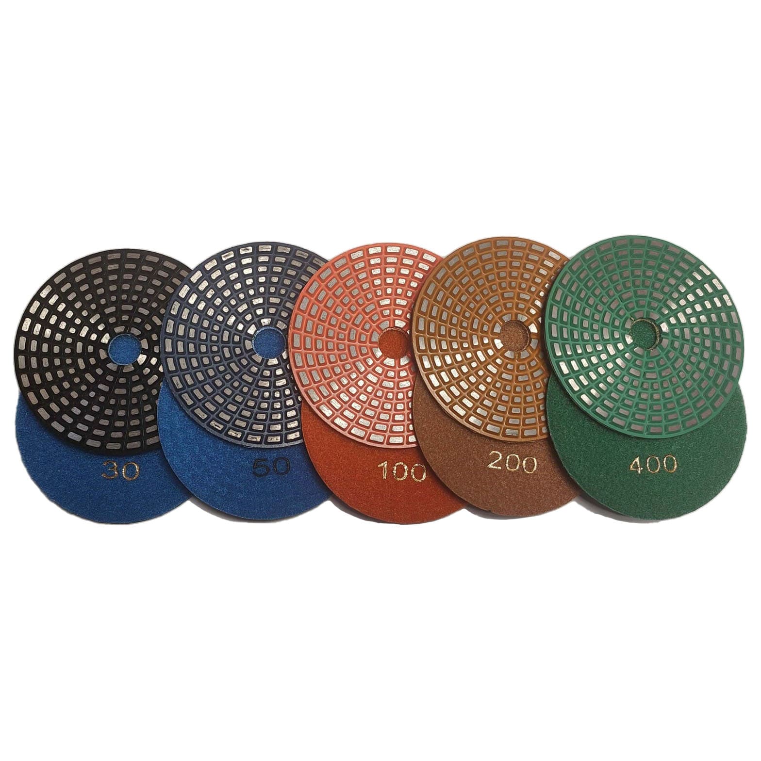 Pad diamentowy do zmniejszania rys na betonie 125mm rzep