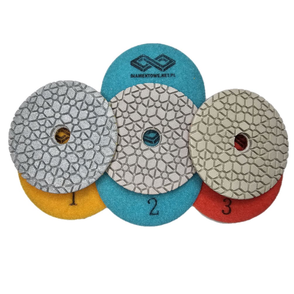 Pady do polerowania betonu ma mokro 3 sztuki