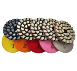 Pady diamentowe do polerowania betonu na sucho 5 sztuk