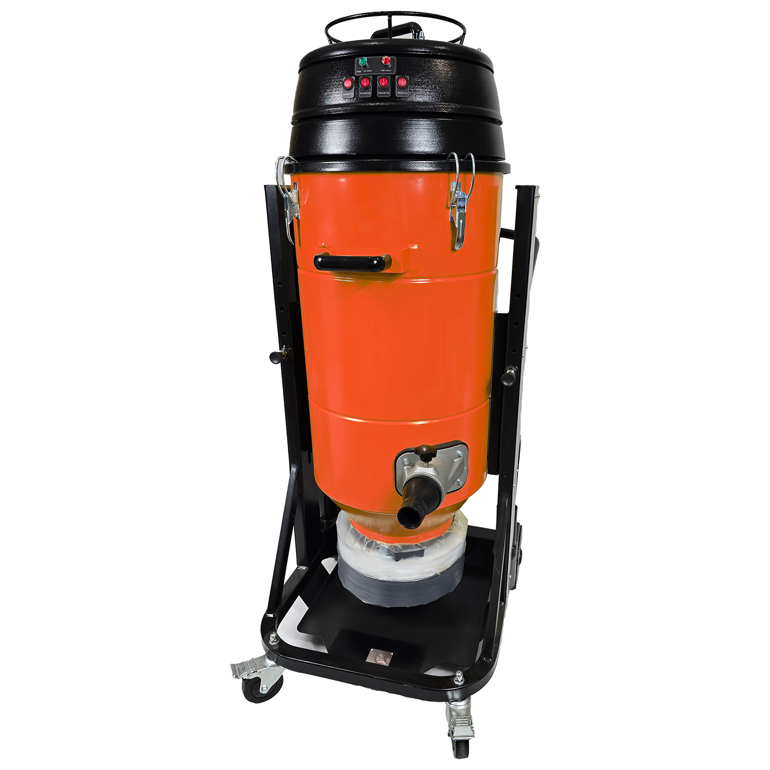 Odkurzacz trzysilnikowy z workiem longopac do przemysłowego zbierania pyłu betonowego