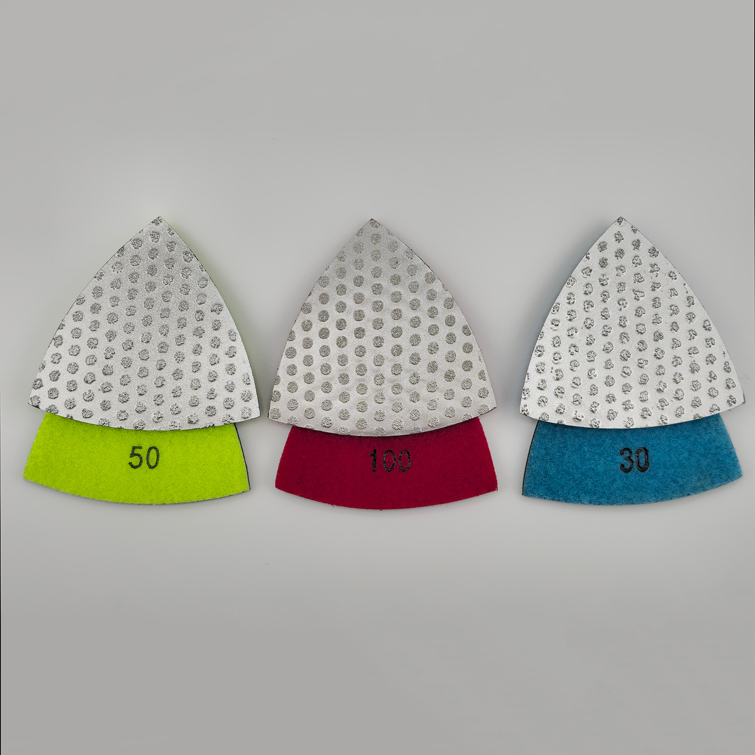 Trójkątny pad diamentowy na rzep do urządzenia wielofunkcyjnego